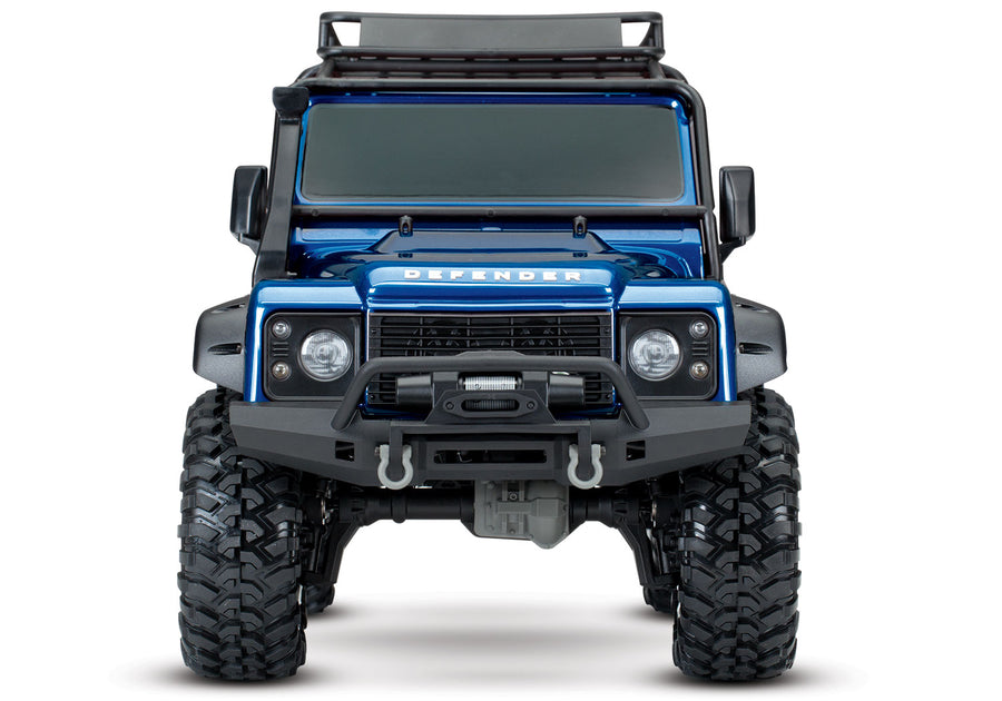 TRAXXAS TRX-4 LAND ROVER DEFENDER SCALE AND TRAIL CRAWLER BLUE - 1:10 SCALE