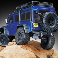 TRAXXAS TRX-4 LAND ROVER DEFENDER SCALE AND TRAIL CRAWLER BLUE - 1:10 SCALE