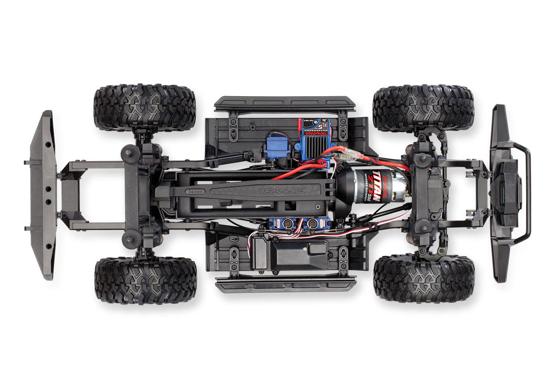 TRAXXAS TRX-4 LAND ROVER DEFENDER SCALE AND TRAIL CRAWLER BLUE - 1:10 SCALE