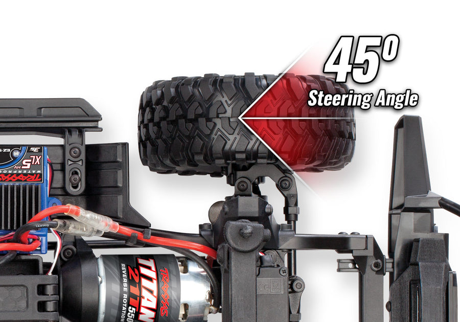 Accessori Traxxas 8020 Per TRX-4 Defender: Specchietti E Snorkel, Scala 1:10, In Plastica Nera - Foto 3