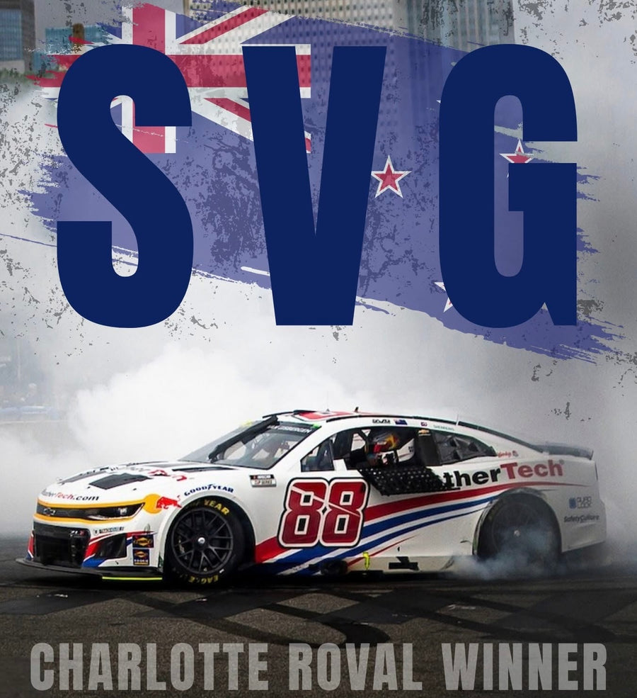 *PRE-ORDER* SHANE VAN GISBERGEN AUTOGRAPHED 2025 WEATHERTECH ROVAL RACED WIN 1:24 SCALE ARC DIECAST