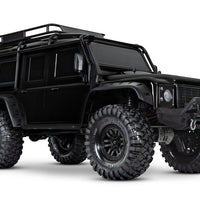 TRAXXAS TRX-4 LAND ROVER DEFENDER SCALE AND TRAIL CRAWLER BLACK - 1:10 SCALE