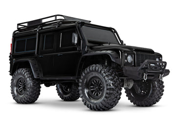 TRAXXAS TRX-4 LAND ROVER DEFENDER SCALE AND TRAIL CRAWLER BLACK - 1:10 SCALE