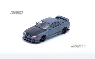 Top Secret Nissan Skyline GT-R (R32) Stealth Grey – 1:64 Scale Diecast Model