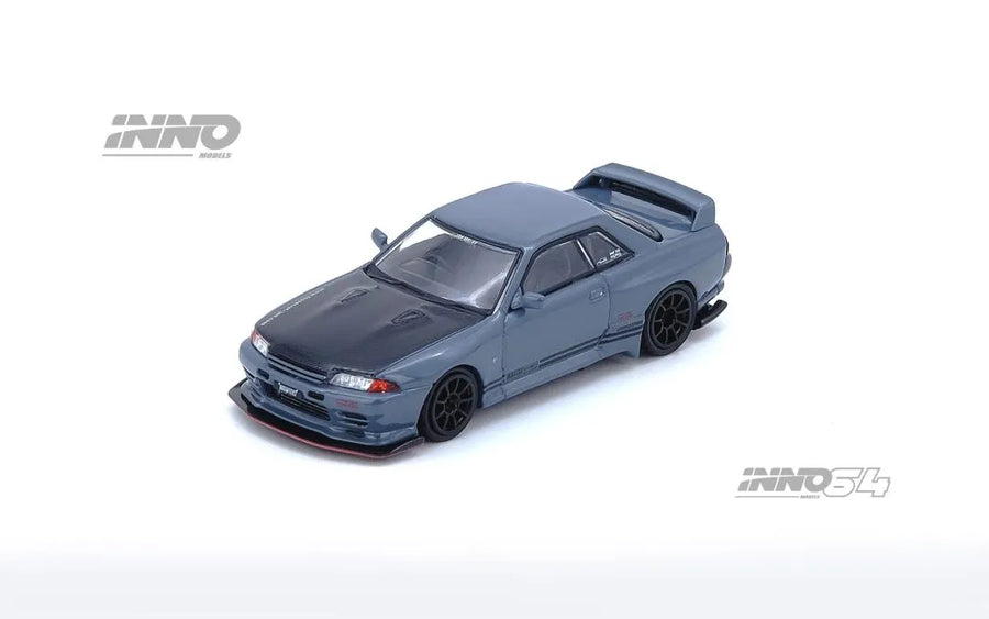 Top Secret Nissan Skyline GT-R (R32) Stealth Grey – 1:64 Scale Diecast Model