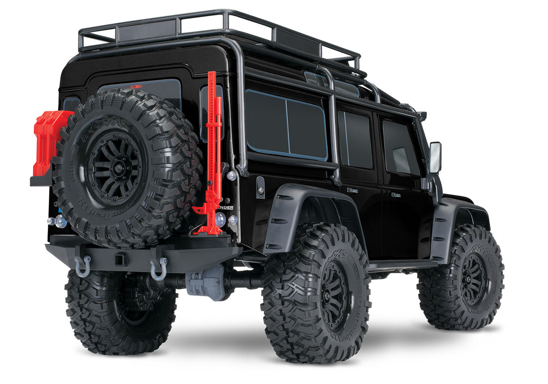 TRAXXAS TRX-4 LAND ROVER DEFENDER SCALE AND TRAIL CRAWLER BLACK - 1:10 SCALE