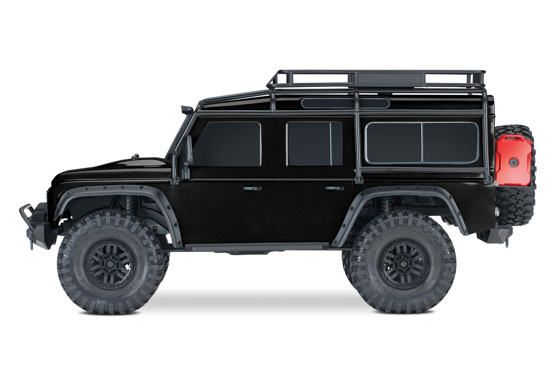 TRAXXAS TRX-4 LAND ROVER DEFENDER SCALE AND TRAIL CRAWLER BLACK - 1:10 SCALE