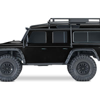 TRAXXAS TRX-4 LAND ROVER DEFENDER SCALE AND TRAIL CRAWLER BLACK - 1:10 SCALE