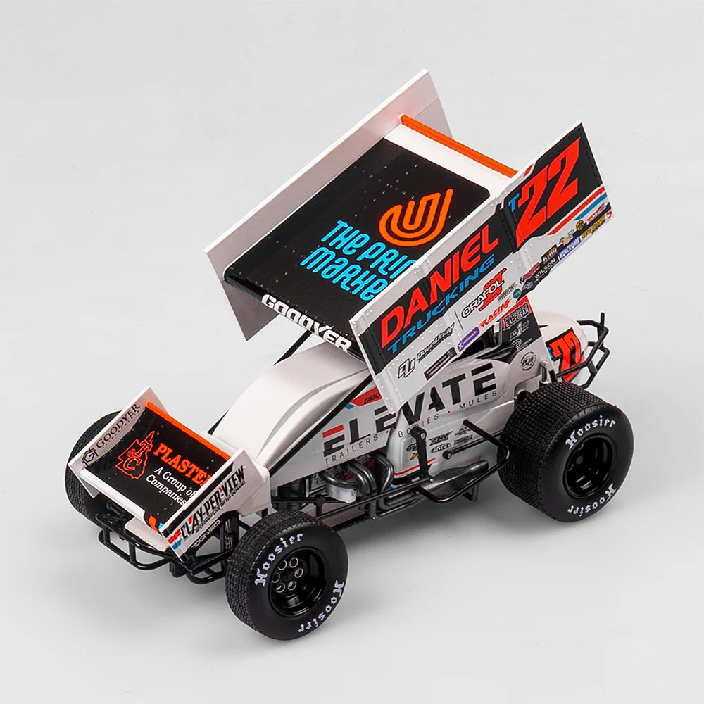 Jock Goodyer Racing #T22 Sprintcar - 2024 High Limit International: Perth - 1:18 Scale Diecast Model - Authentic Collectables