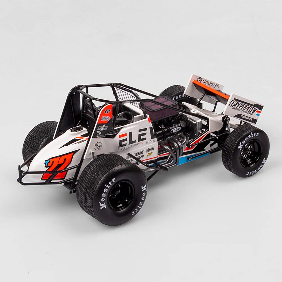 Jock Goodyer Racing #T22 Sprintcar - 2024 High Limit International: Perth - 1:18 Scale Diecast Model - Authentic Collectables