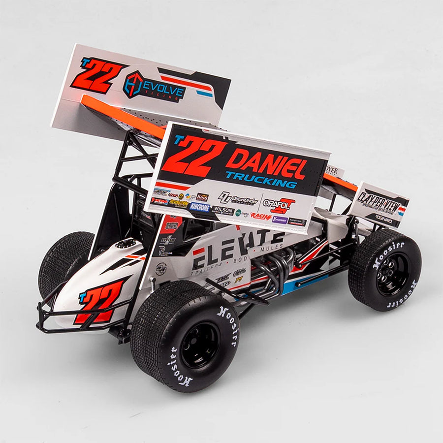 Jock Goodyer Racing #T22 Sprintcar - 2024 High Limit International: Perth - 1:18 Scale Diecast Model - Authentic Collectables