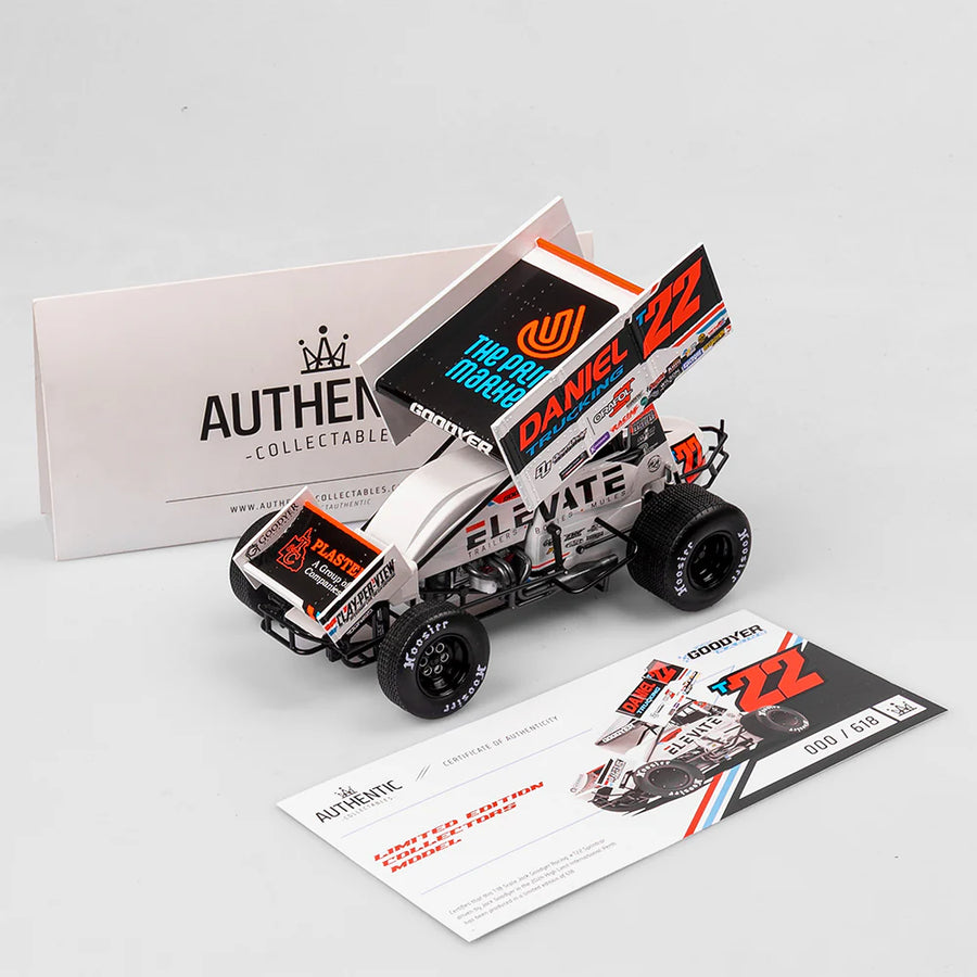 Jock Goodyer Racing #T22 Sprintcar - 2024 High Limit International: Perth - 1:18 Scale Diecast Model - Authentic Collectables