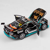 Chaz Mostert - Mobil 1 Optus Racing #25 Ford Mustang GT - 2024 Sydney SuperNight Clean Sweep (Mobil 1 50th Anniversary Gold Livery) - 1:18 Scale Diecast Model - Authentic Collectables
