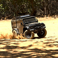 TRAXXAS TRX-4 LAND ROVER DEFENDER SCALE AND TRAIL CRAWLER BLACK - 1:10 SCALE