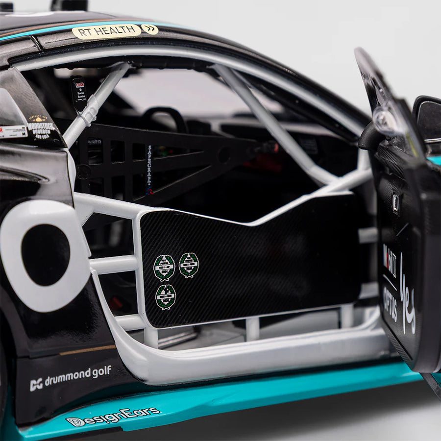 Chaz Mostert - Mobil 1 Optus Racing #25 Ford Mustang GT - 2024 Sydney SuperNight Clean Sweep (Mobil 1 50th Anniversary Gold Livery) - 1:18 Scale Diecast Model - Authentic Collectables