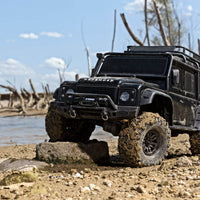 TRAXXAS TRX-4 LAND ROVER DEFENDER SCALE AND TRAIL CRAWLER BLACK - 1:10 SCALE