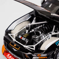 Ryan Wood - Mobil 1 Truck Assist Racing #2 Ford Mustang GT - 2024 Sydney SuperNight (Mobil 1 50th Anniversary Gold Livery) - 1:18 Scale Diecast Model - Authentic Collectables