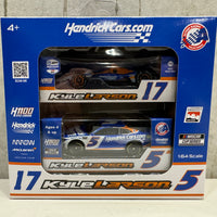 KYLE LARSON H1100 - 2024 HENDRICKCARS.COM - 2 PACK 1:64 SCALE ARC DIECAST SET