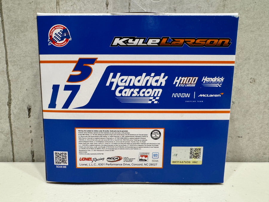 KYLE LARSON H1100 - 2024 HENDRICKCARS.COM - 2 PACK 1:64 SCALE ARC DIECAST SET