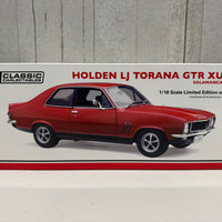 HOLDEN LJ TORANA GTR XU-1 "SALAMANCE RED" - 1:18 SCALE DIECAST MODEL