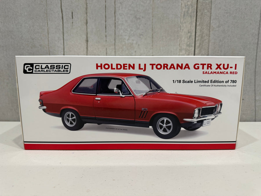 HOLDEN LJ TORANA GTR XU-1 "SALAMANCE RED" - 1:18 SCALE DIECAST MODEL