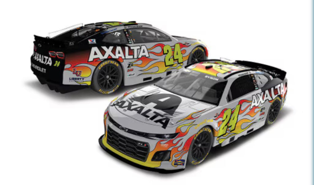 WILLIAM BYRON 2025 AXALTA THROWBACK 1:24 SCALE ARC DIECAST