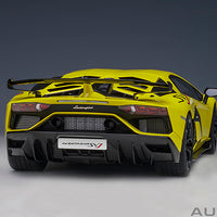 LAMBORGHINI AVENTADOR SVJ (GIALLO TENERIFE/PEARL YELLOW) 1:18 SCALE MODEL - AUTOART
