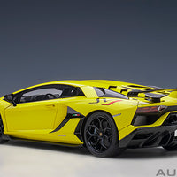 LAMBORGHINI AVENTADOR SVJ (GIALLO TENERIFE/PEARL YELLOW) 1:18 SCALE MODEL - AUTOART