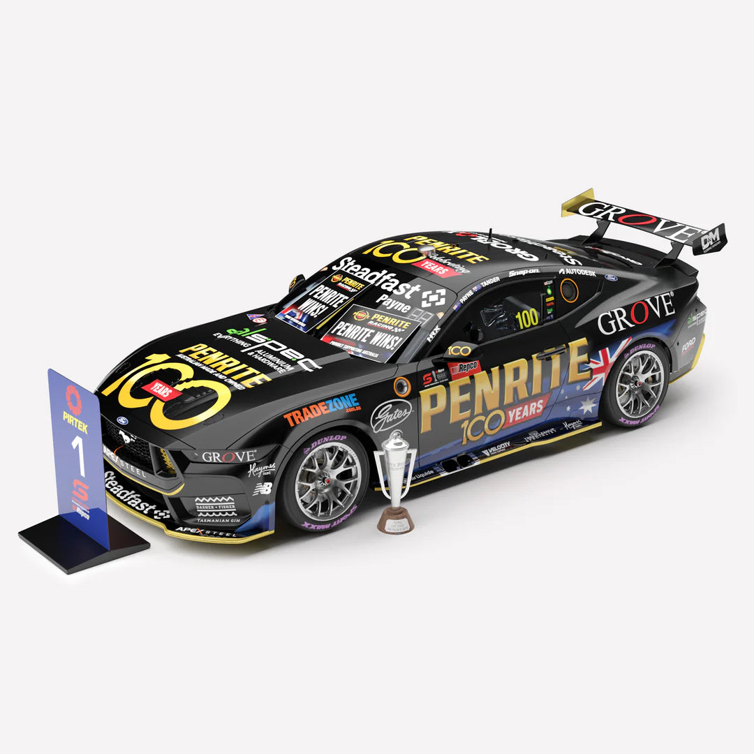 *PRE-ORDER* MATTHEW PAYNE & GARTH TANDER - PENRITE RACING #100 FORD MUSTANG GT - 2025 BATHURST 1000 WINNER - 1:18 SCALE MODEL DIECAST - Authentic Collectables