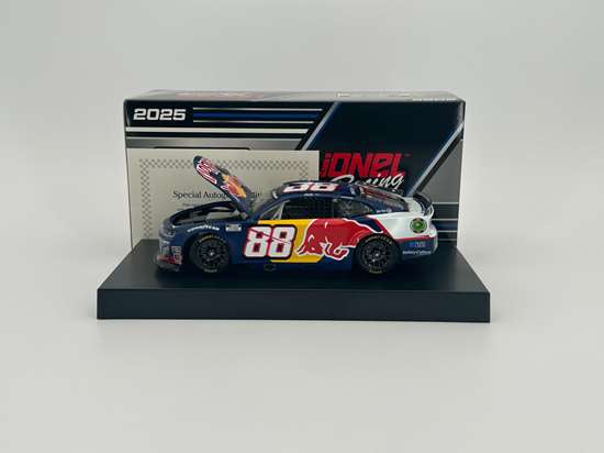 SHANE VAN GISBERGEN AUTOGRAPHED 2025 RED BULL 1:24 SCALE ARC DIECAST