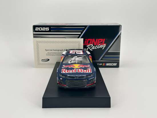 SHANE VAN GISBERGEN AUTOGRAPHED 2025 RED BULL 1:24 SCALE ARC DIECAST