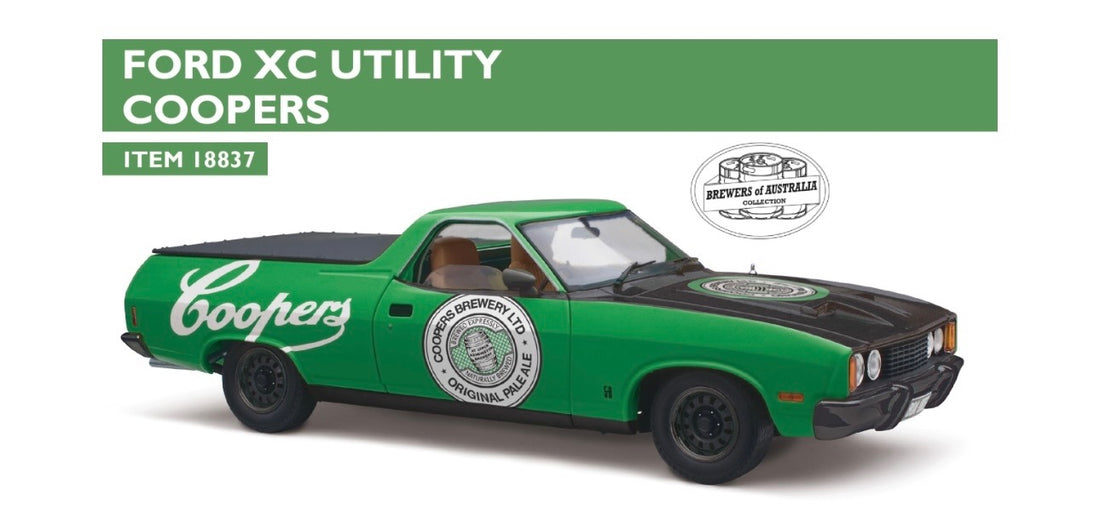 *PRE-ORDER* FORD XC UTILITY "COOPERS" 1:18 SCALE DIECAST MODEL