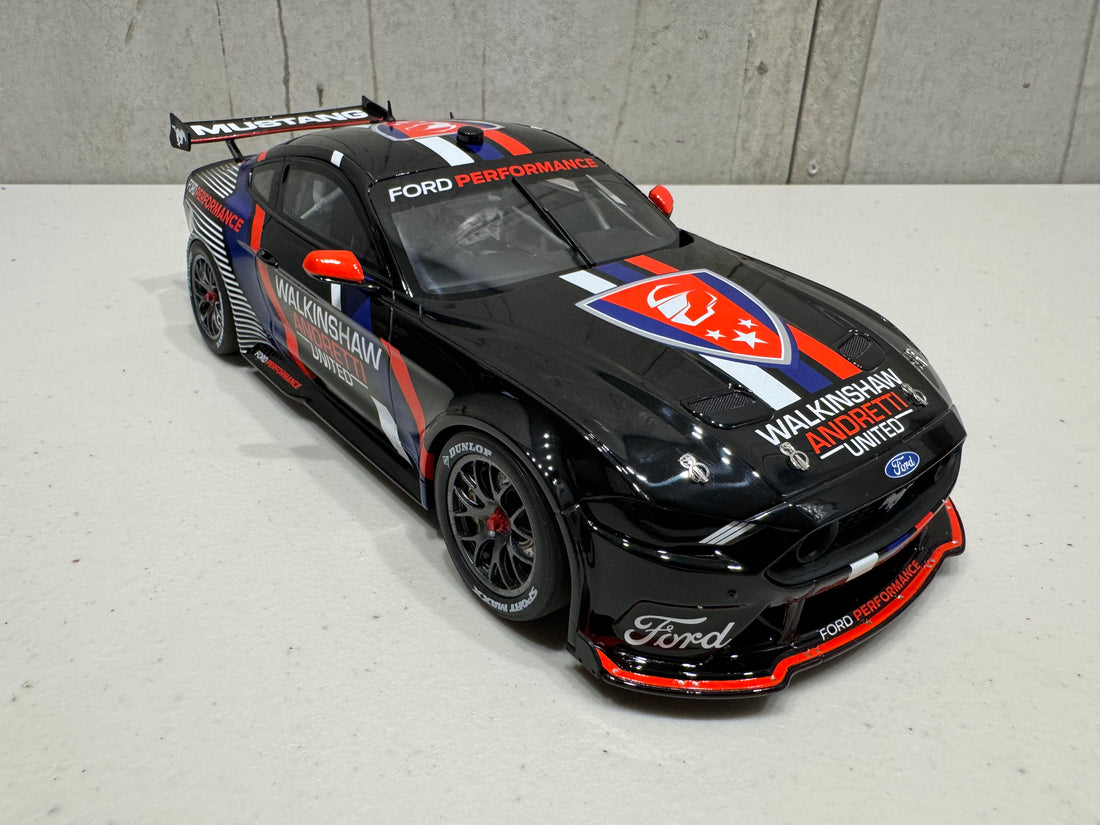 Walkinshaw Andretti United Ford Mustang GT S550 Prototype Gen3 Supercar - 2022 Ford Performance Switch Livery - 1:18 Scale Model - AUTHENTIC COLLECTABLES