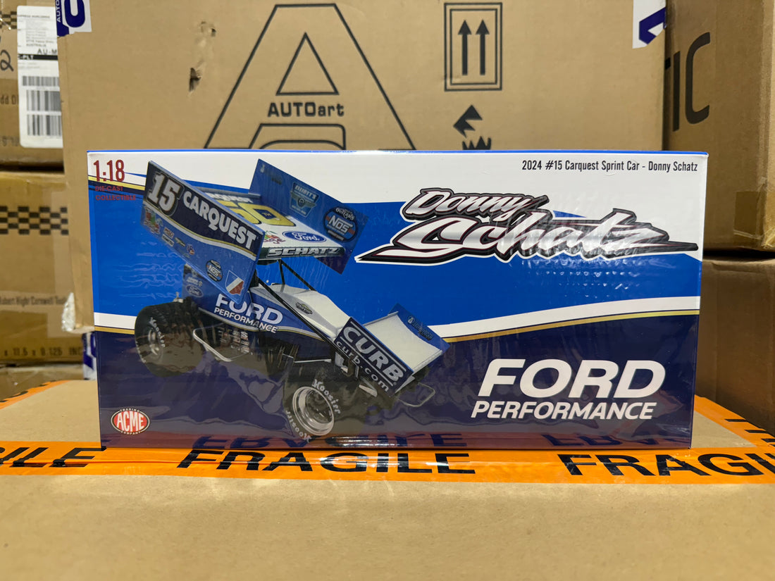 2024 DONNY SCHATZ #15 CARQUEST SPRINT CAR - TEAM EXCLUSIVE - 1:18 SCALE DIECAST MODEL - ACME