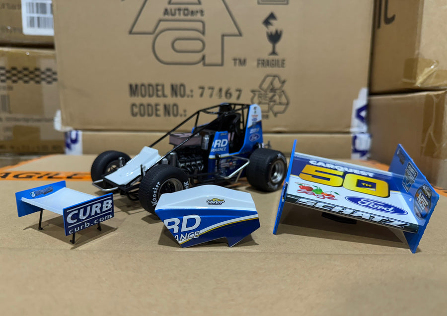 2024 DONNY SCHATZ #15 CARQUEST SPRINT CAR - TEAM EXCLUSIVE - 1:18 SCALE DIECAST MODEL - ACME
