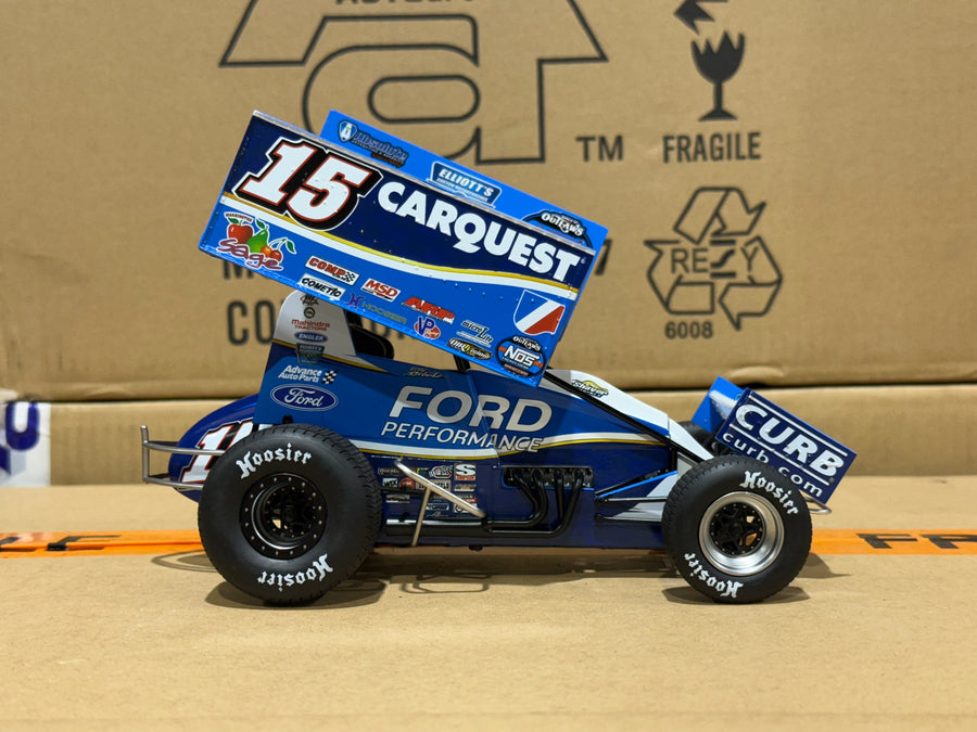2024 DONNY SCHATZ #15 CARQUEST SPRINT CAR - TEAM EXCLUSIVE - 1:18 SCALE DIECAST MODEL - ACME