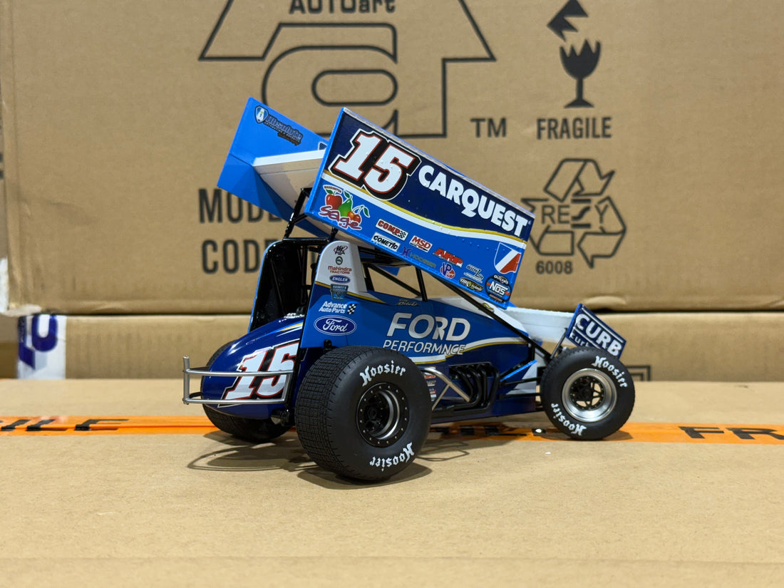 2024 DONNY SCHATZ #15 CARQUEST SPRINT CAR - TEAM EXCLUSIVE - 1:18 SCALE DIECAST MODEL - ACME