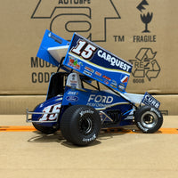 2024 DONNY SCHATZ #15 CARQUEST SPRINT CAR - TEAM EXCLUSIVE - 1:18 SCALE DIECAST MODEL - ACME