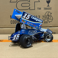 2024 DONNY SCHATZ #15 CARQUEST SPRINT CAR - TEAM EXCLUSIVE - 1:18 SCALE DIECAST MODEL - ACME