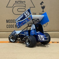 2024 DONNY SCHATZ #15 CARQUEST SPRINT CAR - TEAM EXCLUSIVE - 1:18 SCALE DIECAST MODEL - ACME