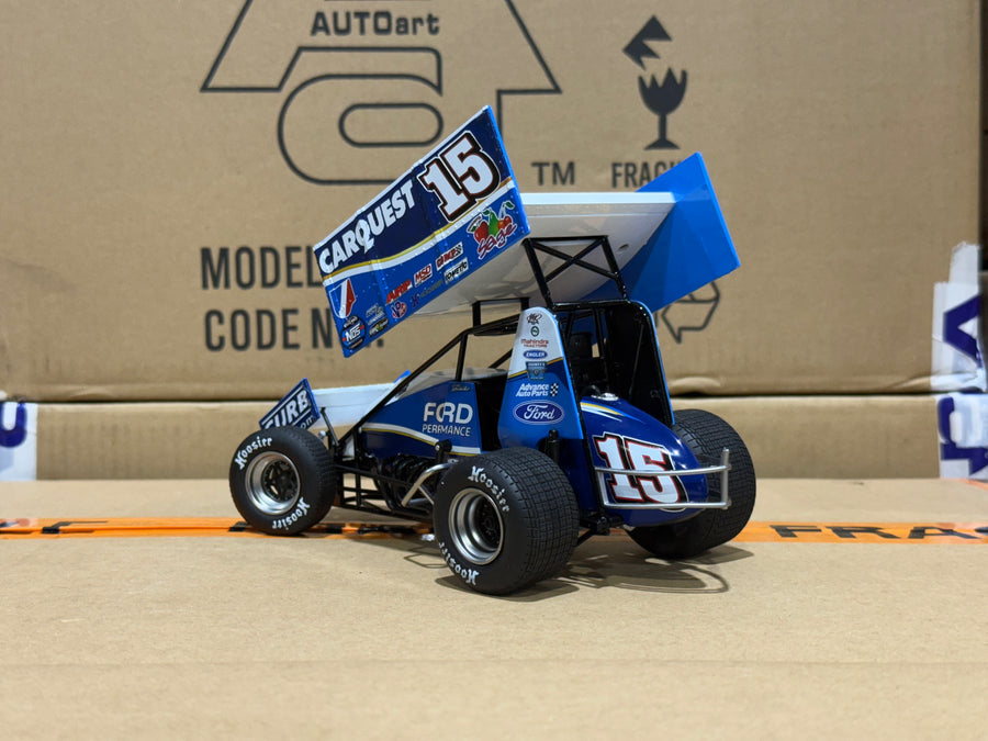 2024 DONNY SCHATZ #15 CARQUEST SPRINT CAR - TEAM EXCLUSIVE - 1:18 SCALE DIECAST MODEL - ACME