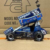 2024 DONNY SCHATZ #15 CARQUEST SPRINT CAR - TEAM EXCLUSIVE - 1:18 SCALE DIECAST MODEL - ACME