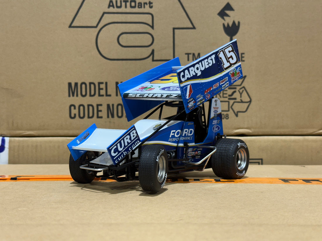 2024 DONNY SCHATZ #15 CARQUEST SPRINT CAR - TEAM EXCLUSIVE - 1:18 SCALE DIECAST MODEL - ACME