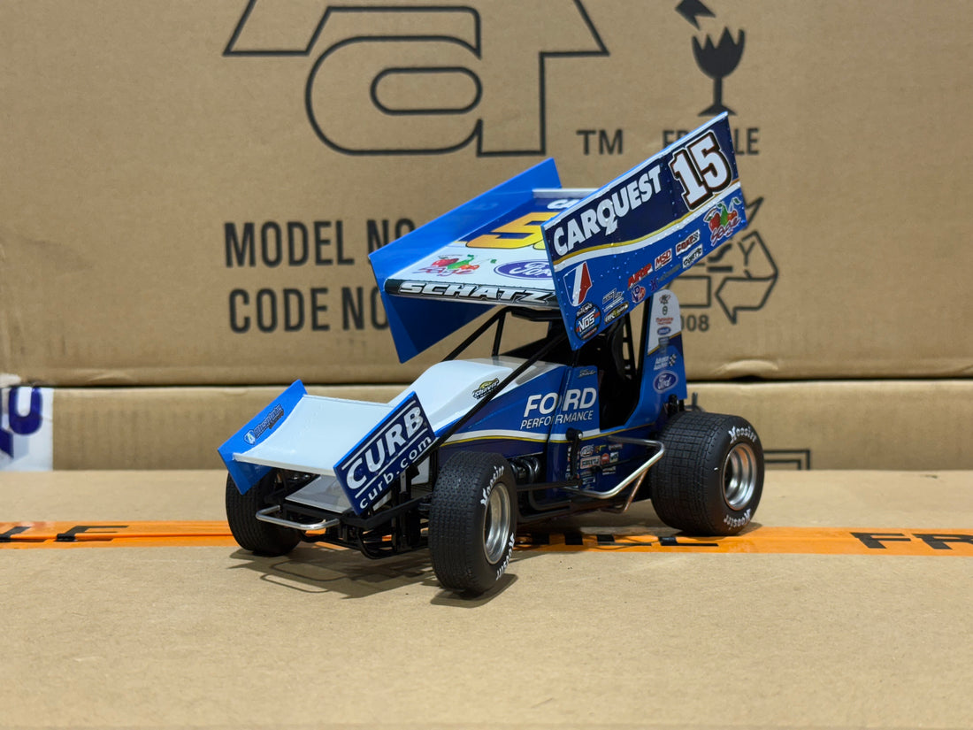 2024 DONNY SCHATZ #15 CARQUEST SPRINT CAR - TEAM EXCLUSIVE - 1:18 SCALE DIECAST MODEL - ACME