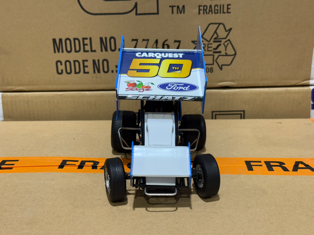 2024 DONNY SCHATZ #15 CARQUEST SPRINT CAR - TEAM EXCLUSIVE - 1:18 SCALE DIECAST MODEL - ACME
