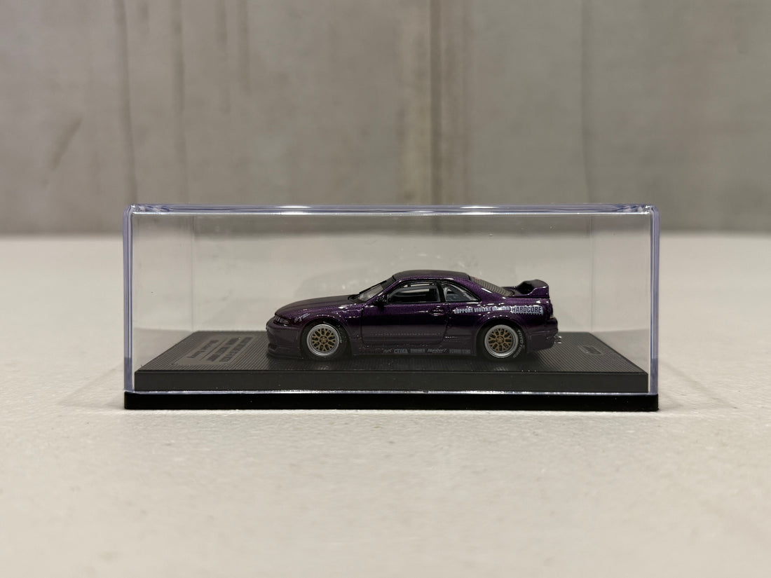 Nissan Skyline GT-R (R33) “Pandem Rocket Bunny” Purple – 1:64 Scale Diecast Model