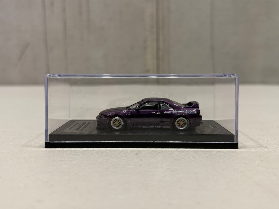 Nissan Skyline GT-R (R33) “Pandem Rocket Bunny” Purple – 1:64 Scale Diecast Model
