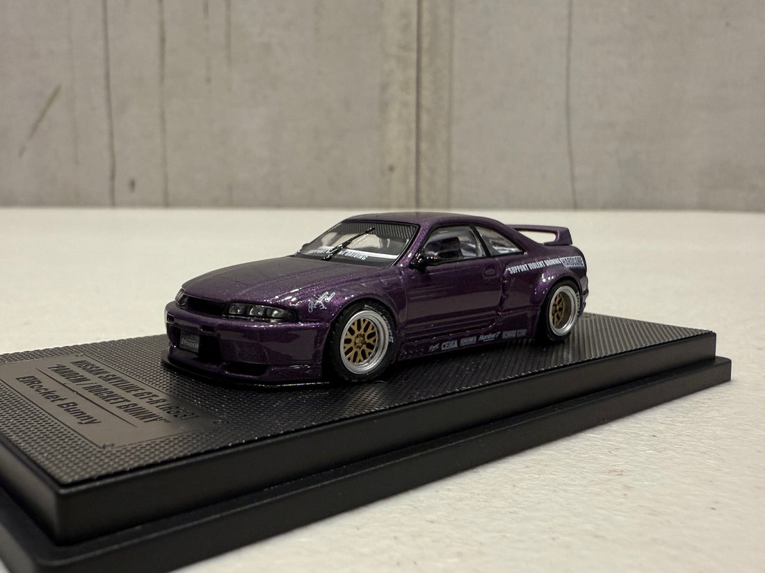Nissan Skyline GT-R (R33) “Pandem Rocket Bunny” Purple – 1:64 Scale Diecast Model