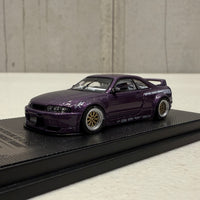 Nissan Skyline GT-R (R33) “Pandem Rocket Bunny” Purple – 1:64 Scale Diecast Model