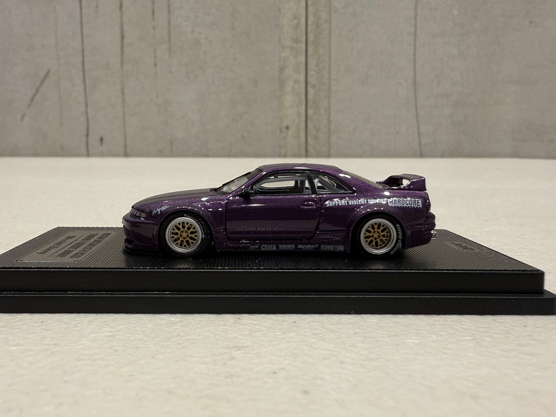 Nissan Skyline GT-R (R33) “Pandem Rocket Bunny” Purple – 1:64 Scale Diecast Model